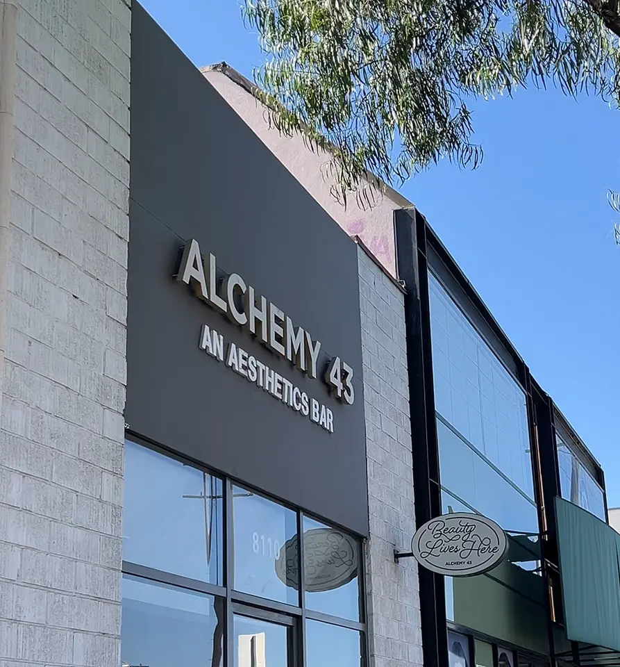 Signage at Alchemy 43 West 3rd