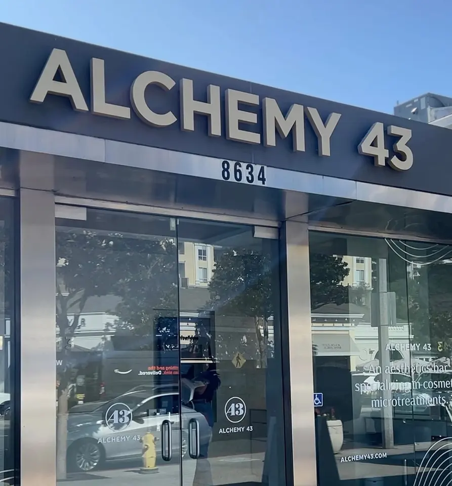 Sign at Alchemy 43 West Hollywood