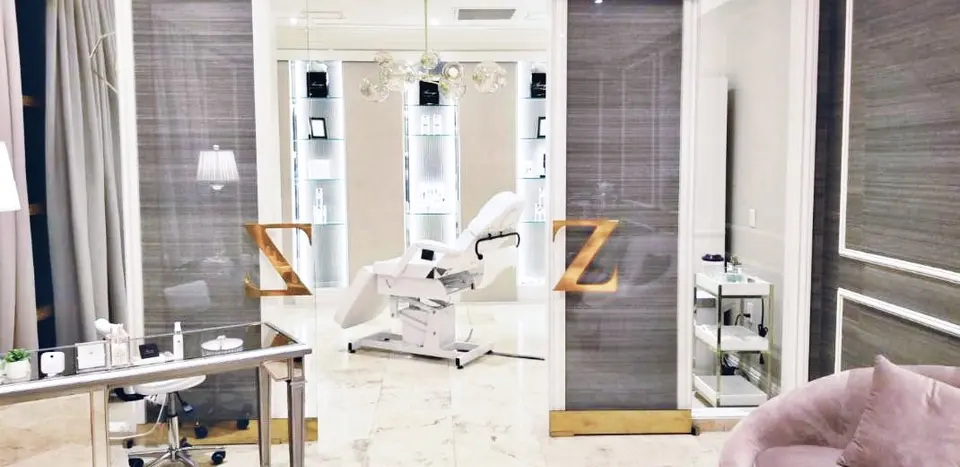 Treatment room at Ananya Aesthetics, Pasadena