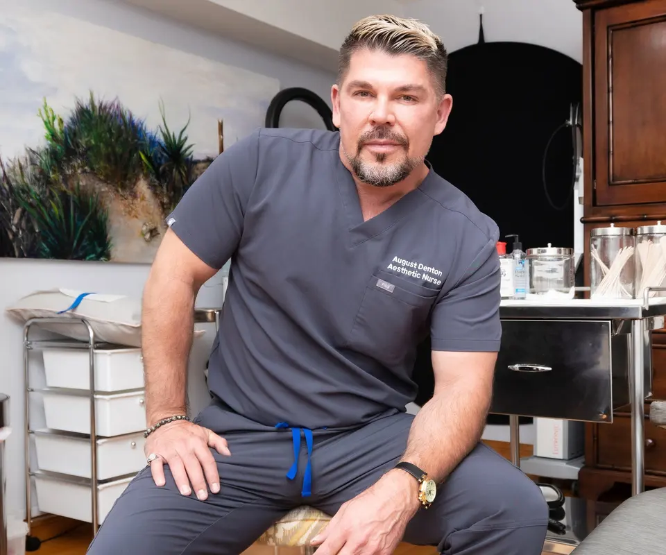 August Denton, RN, aesthetic injector