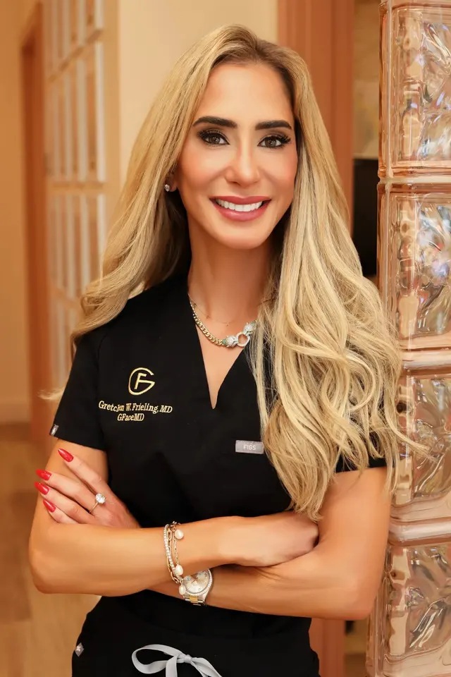 Headshot of Dr. Gretchen W. Frieling, MD, founder of GFaceMD