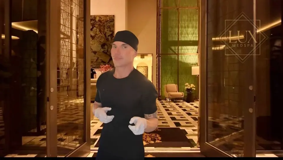 Alan Araujo, founder, in the Lux Medspa Brickell entrance