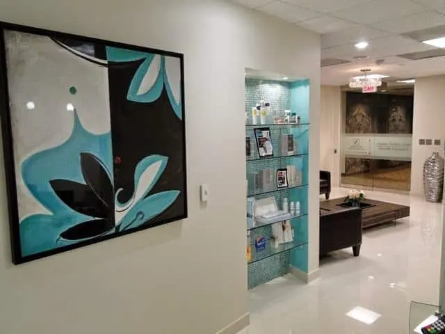 Interior hallway at The Naderi Center, Chevy Chase
