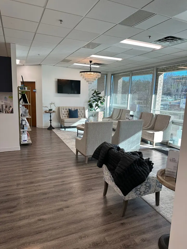 Waiting area at PrimeHealth MD Alpharetta