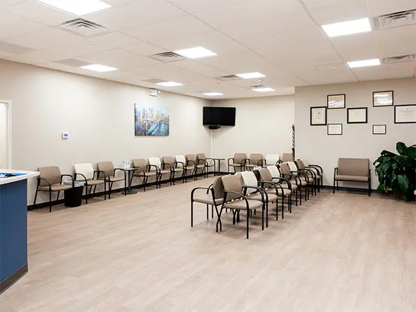 Schweiger Dermatology Group Throggs Neck waiting room