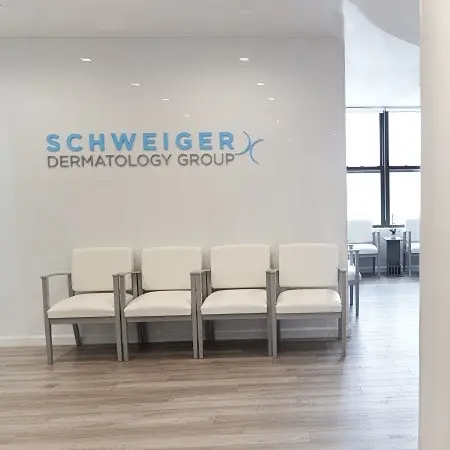 Schweiger Dermatology Group Williamsburg waiting area