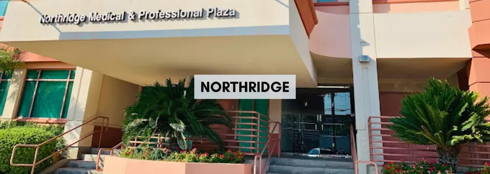Entrance of Northridge Medical & Professional Plaza, home of the Skin & Beauty Center Northridge office