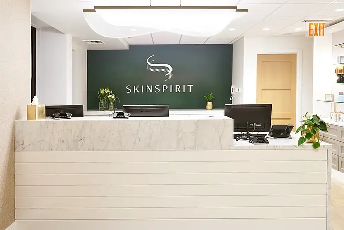 SkinSpirit Upper East Side reception desk