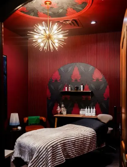 Treatment room at SubRosa Med Spa