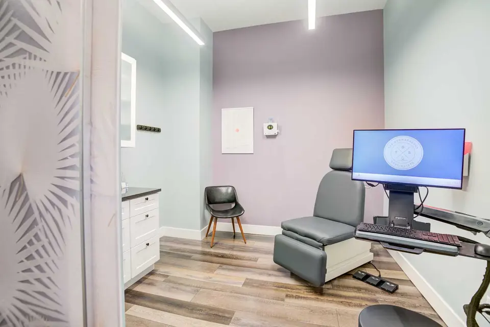 The Dermatology Specialists Fishtown exam room