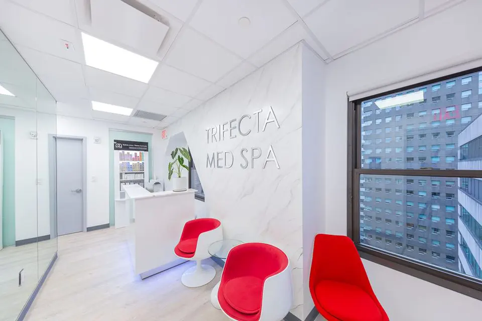 Trifecta Med Spa Park Avenue reception