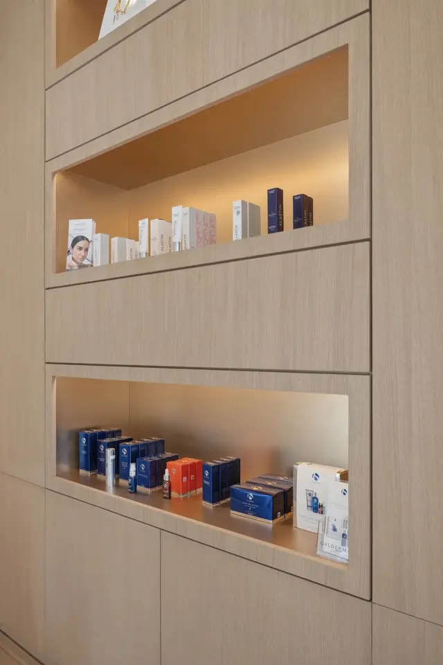 Interior of True Jewel Cosmetic Center, Culver City