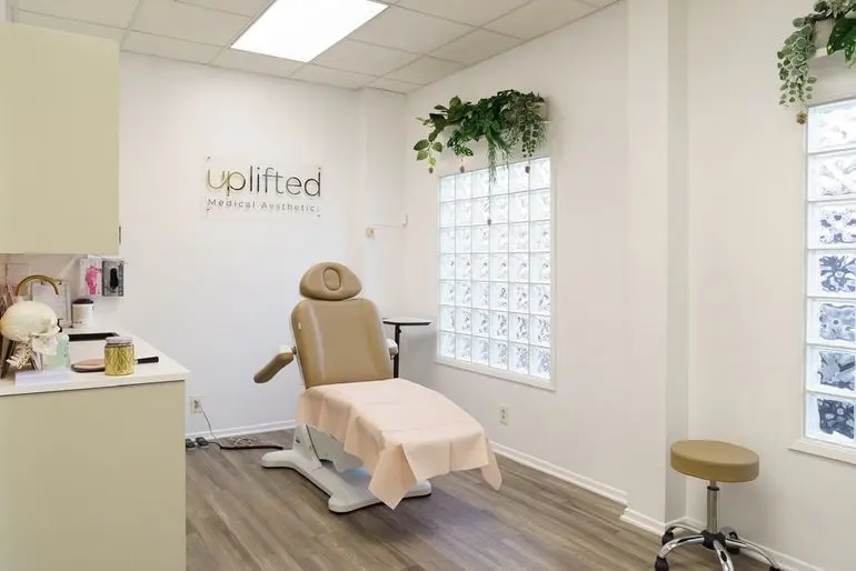 Treatment room at Uplifted Medical Aesthetics